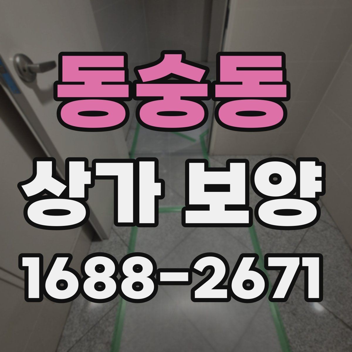 동숭동 상가 보양 작업의 기본 개념과 활용