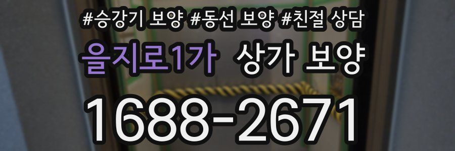을지로1가 상가 보양
