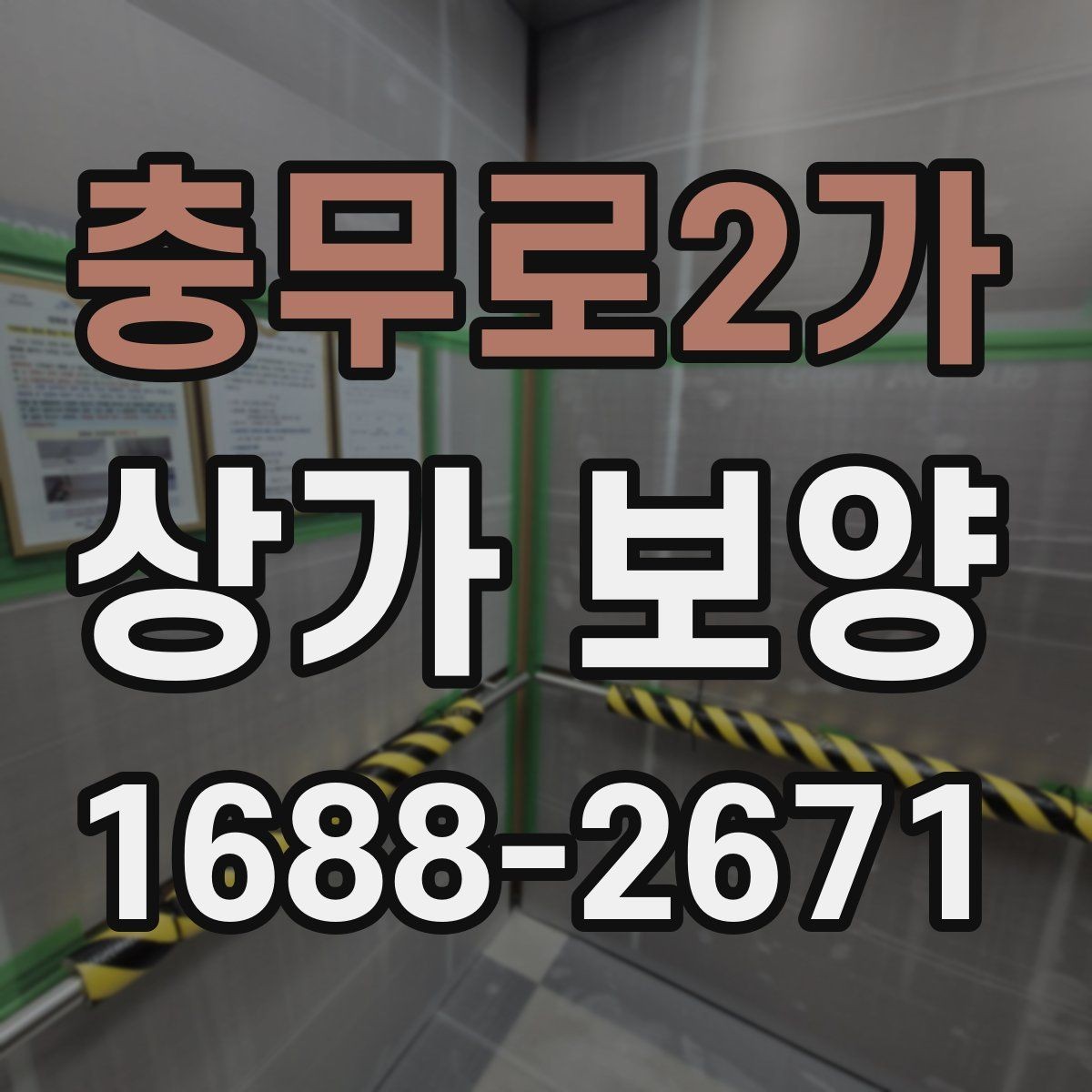 충무로2가 상가 보양 계획 수립 시 참고할 사항