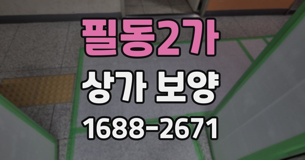 필동2가 상가 보양