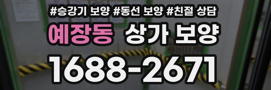 예장동 상가 보양