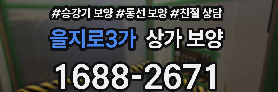을지로3가 상가 보양