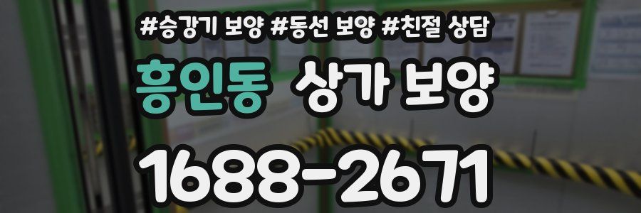 흥인동 상가 보양