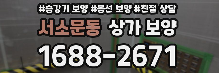 서소문동 상가 보양