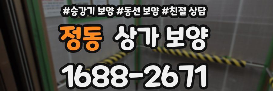 정동 상가 보양