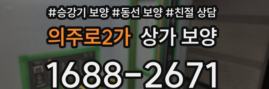 의주로2가 상가 보양