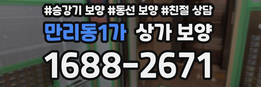 만리동1가 상가 보양