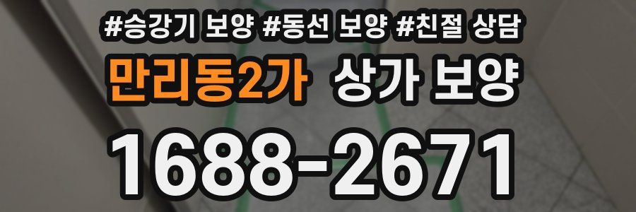 만리동2가 상가 보양