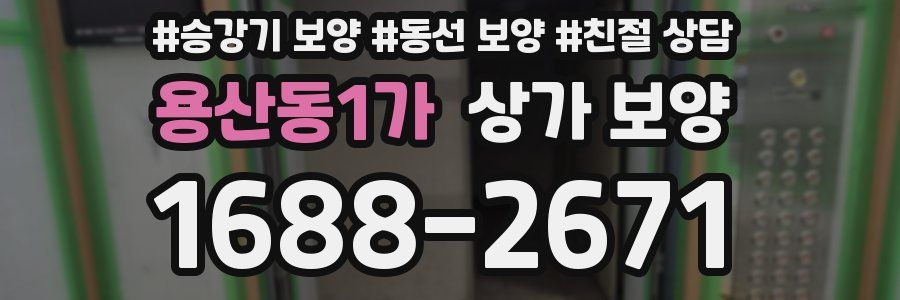 용산동1가 상가 보양