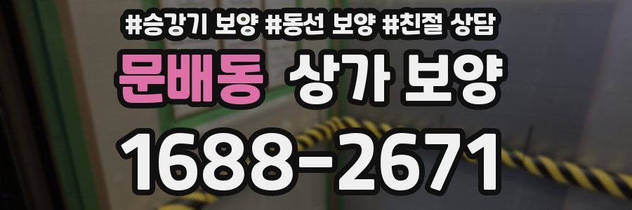 문배동 상가 보양