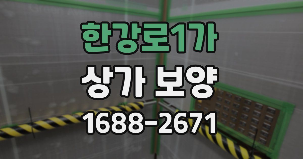 한강로1가 상가 보양