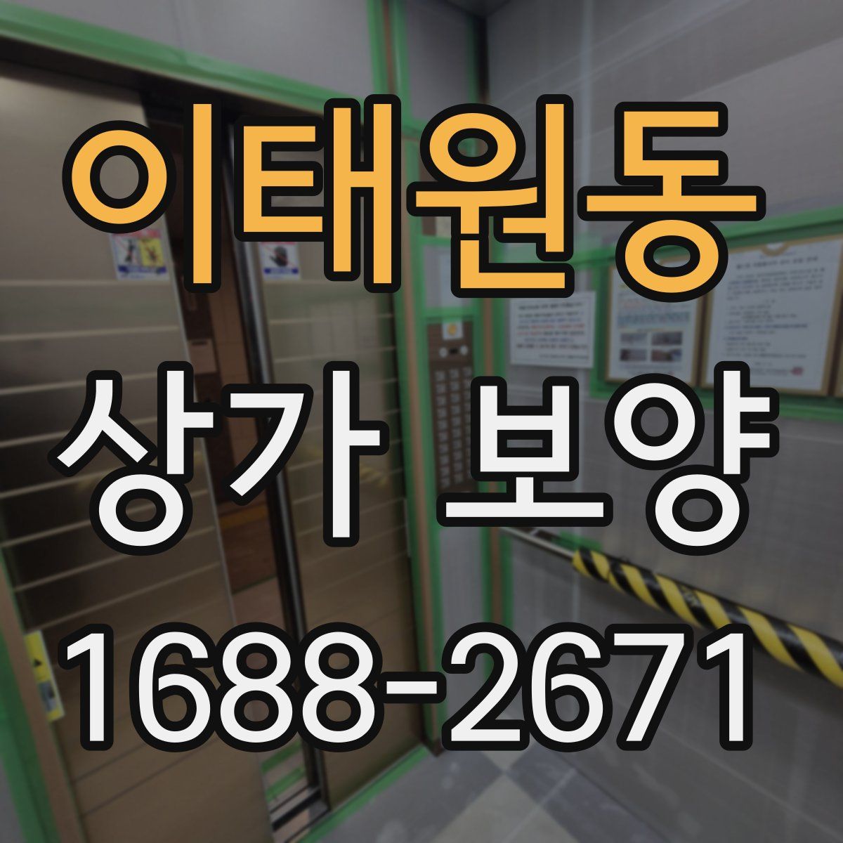 이태원동 상가 보양