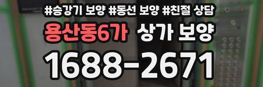 용산동6가 상가 보양