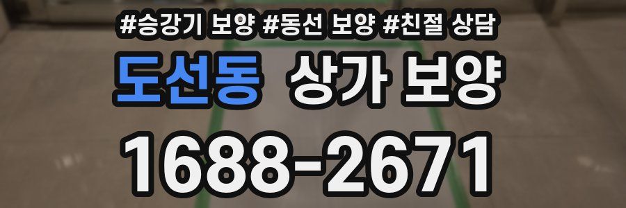 도선동 상가 보양
