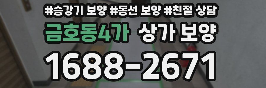 금호동4가 상가 보양