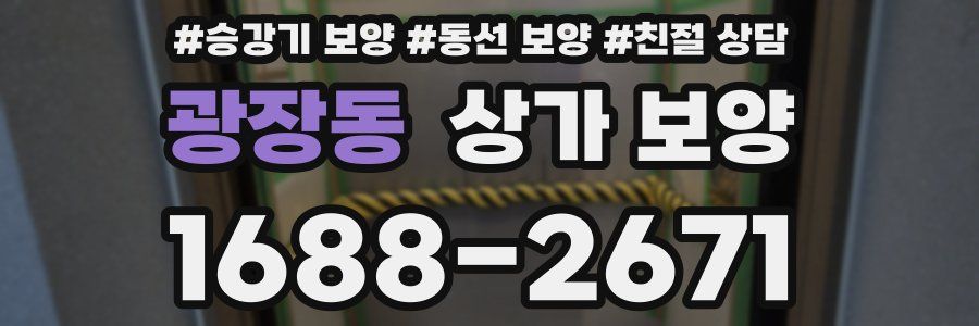 광장동 상가 보양