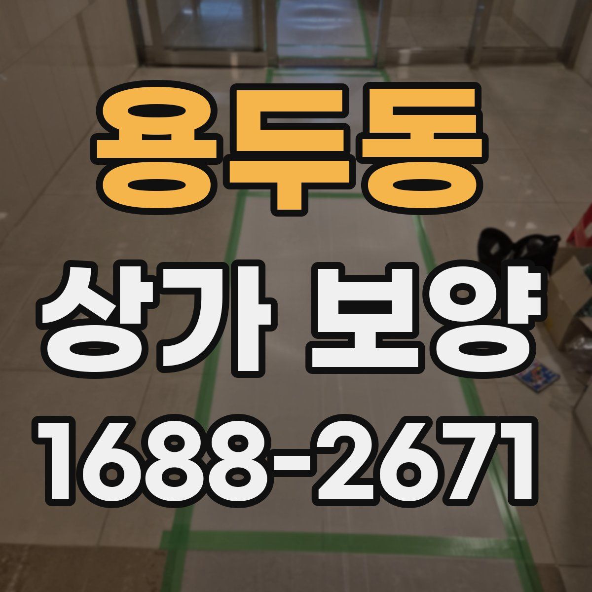용두동 상가 보양
