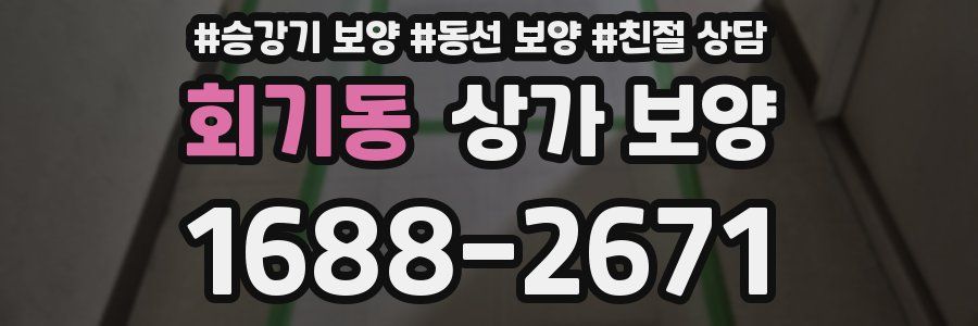 회기동 상가 보양