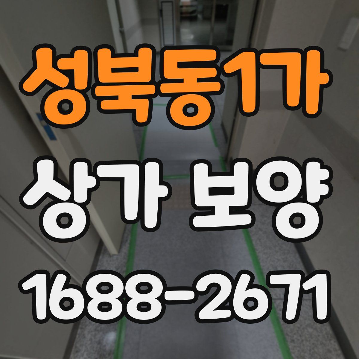 성북동1가 상가 보양