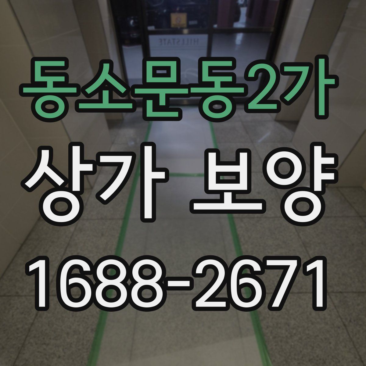 동소문동2가 상가 보양
