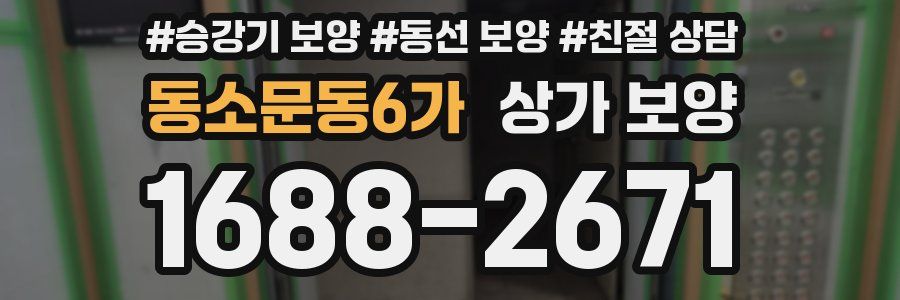 동소문동6가 상가 보양
