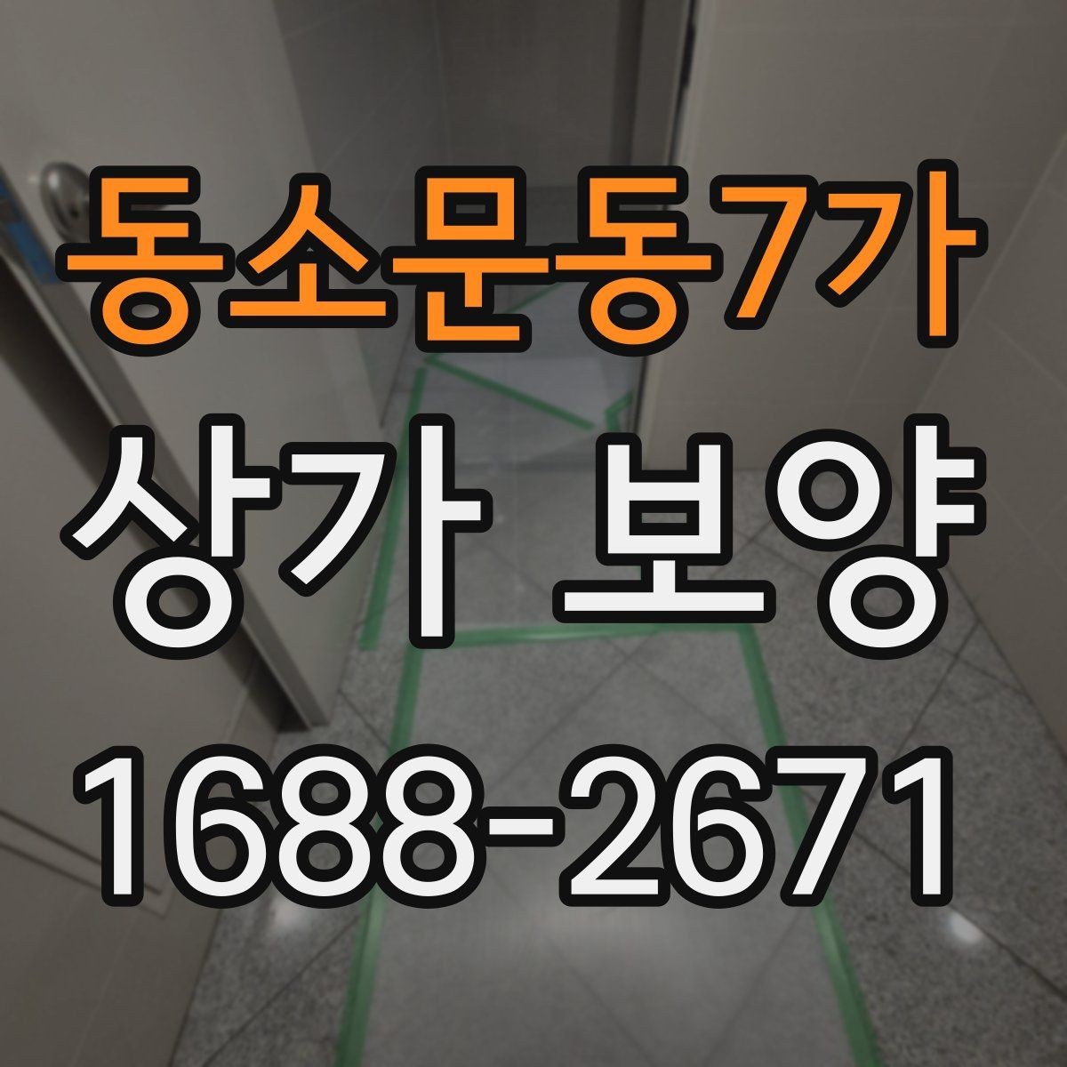 동소문동7가 상가 보양 범위별 비용과 작업 내용