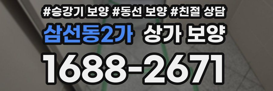 삼선동2가 상가 보양