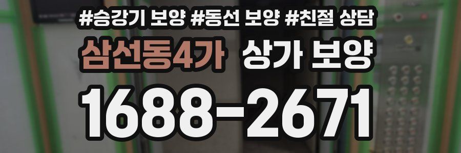 삼선동4가 상가 보양