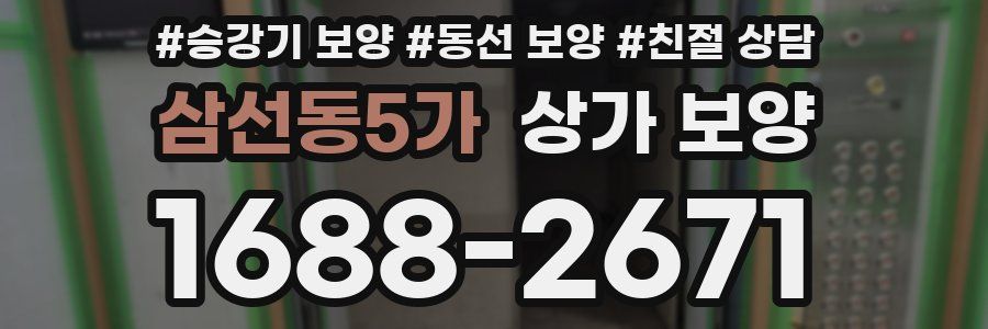 삼선동5가 상가 보양