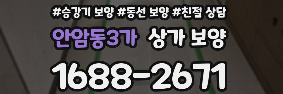 안암동3가 상가 보양