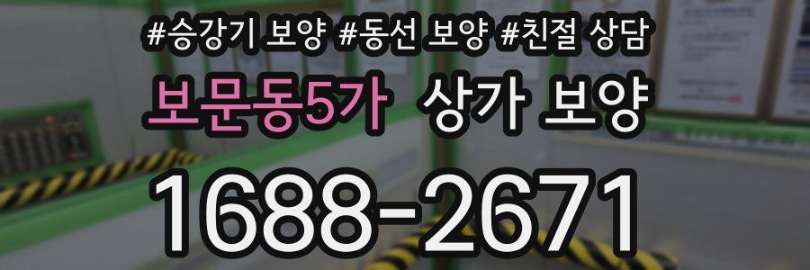 보문동5가 상가 보양
