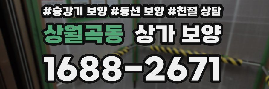 상월곡동 상가 보양