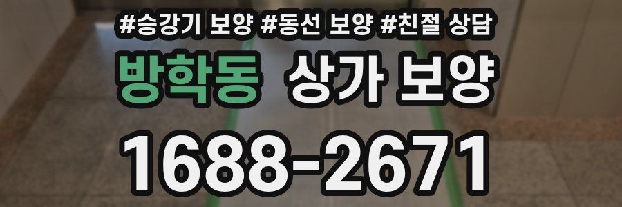 방학동 상가 보양