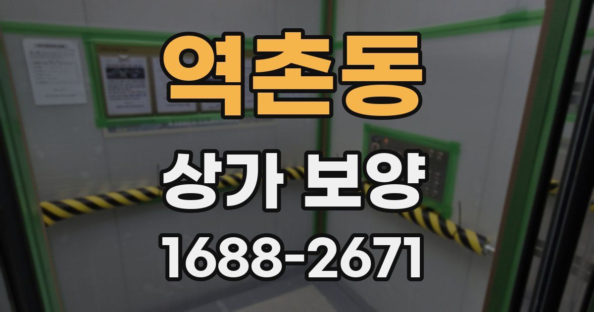 역촌동 상가 보양