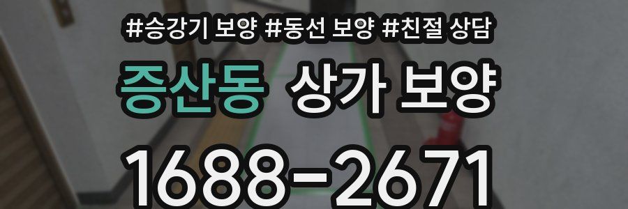 증산동 상가 보양