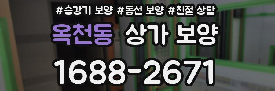 옥천동 상가 보양