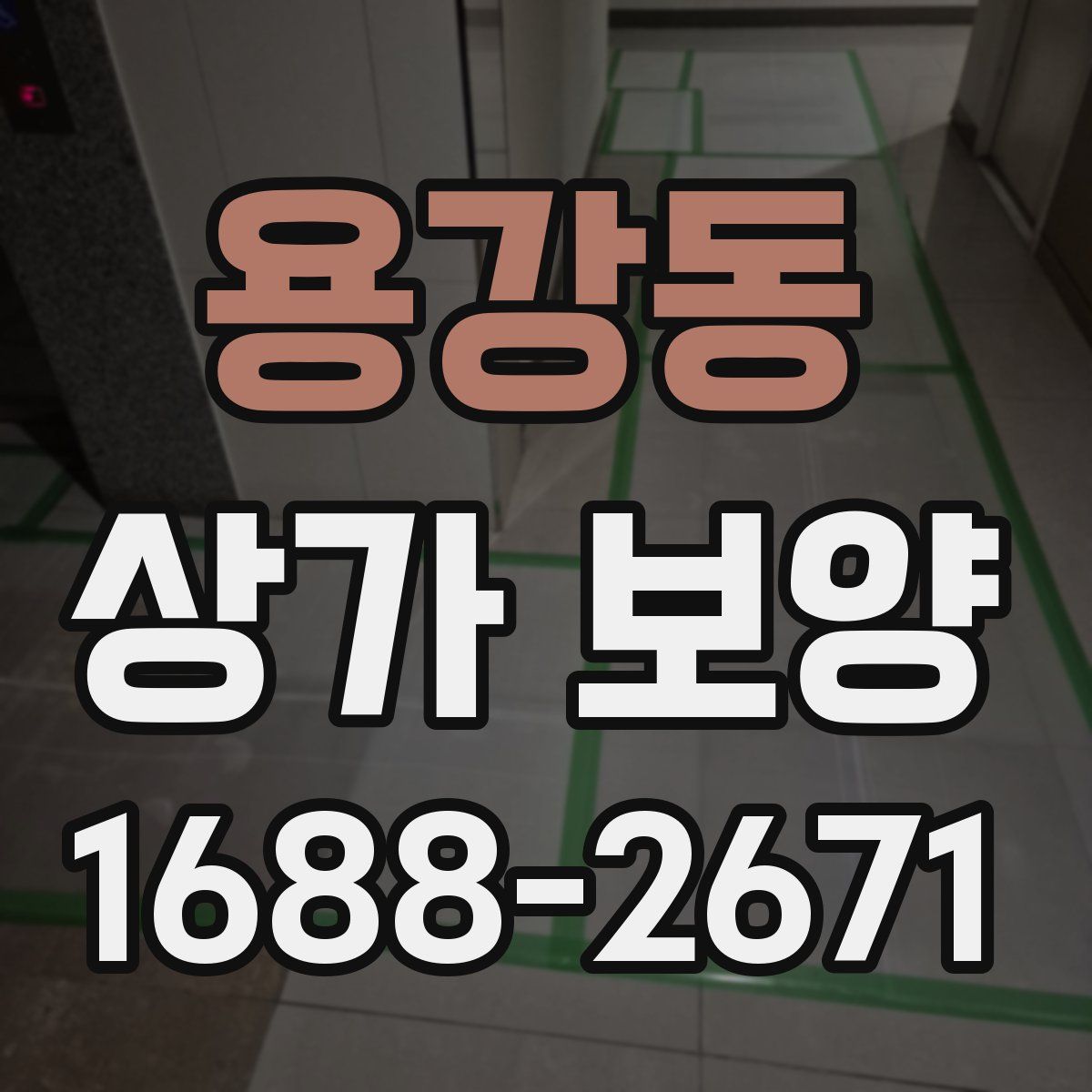 용강동 상가 보양
