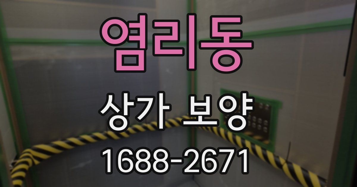 염리동 상가 보양