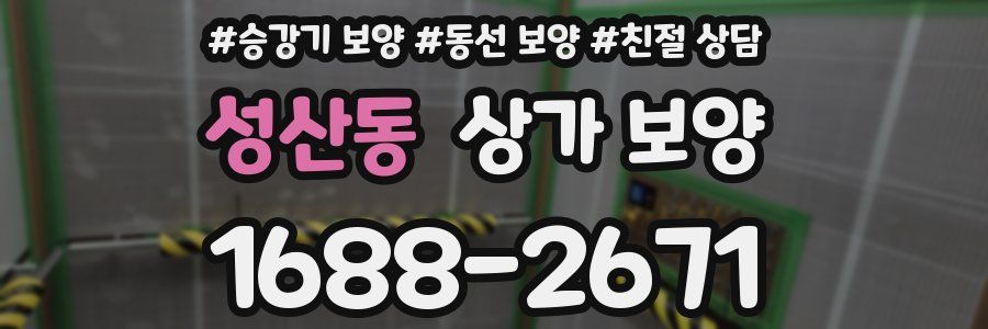 성산동 상가 보양