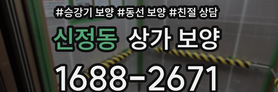 신정동 상가 보양