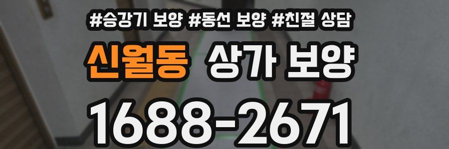 신월동 상가 보양
