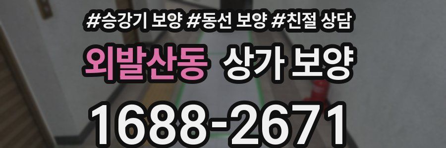 외발산동 상가 보양