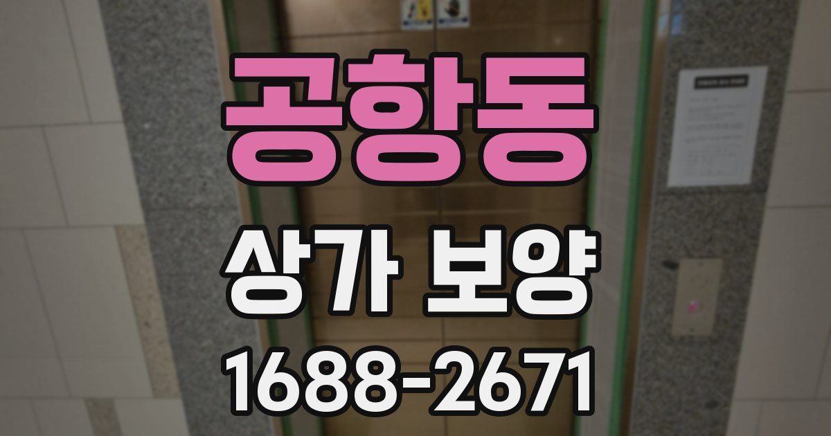 공항동 상가 보양
