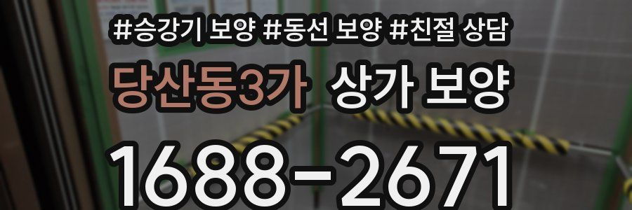 당산동3가 상가 보양
