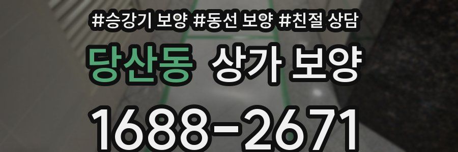 당산동 상가 보양