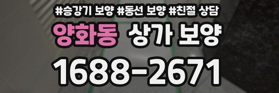 양화동 상가 보양