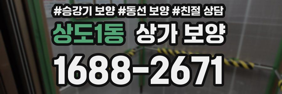 상도1동 상가 보양