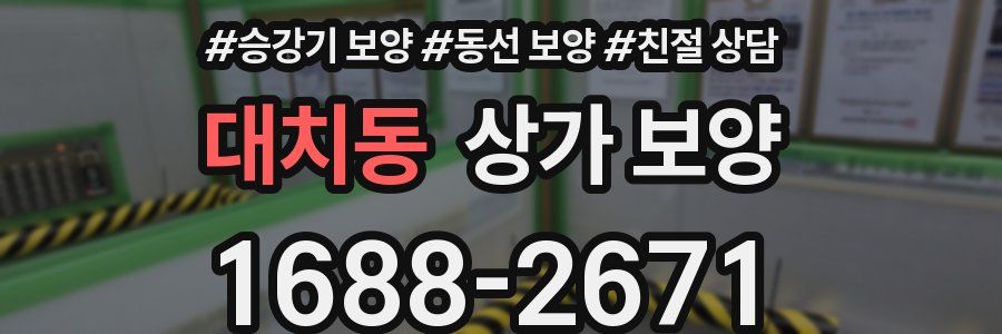대치동 상가 보양