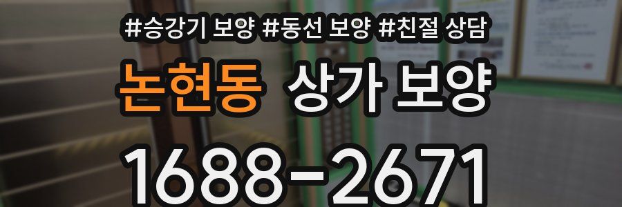 논현동 상가 보양
