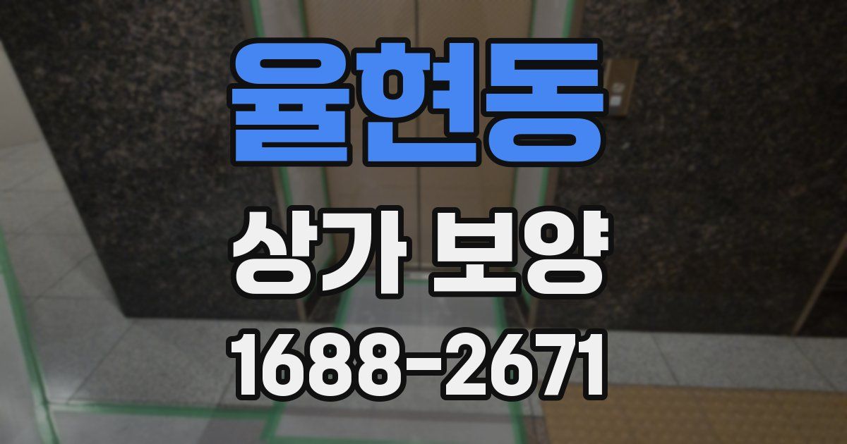 율현동 상가 보양